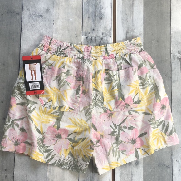 Briggs linen floral shorts - Picture 3 of 5